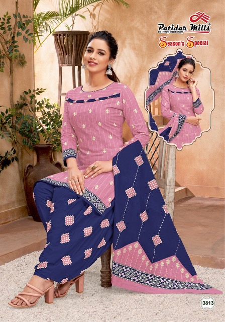 Patidar Season's Special vol-38 Cotton Designer Patiyala Dress Material